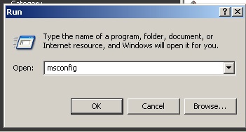 Remove Items from Windows XP Startup