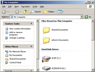 Show File Extension in Windows XP