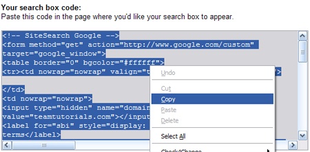 Replace WordPress Search With Google Search Box