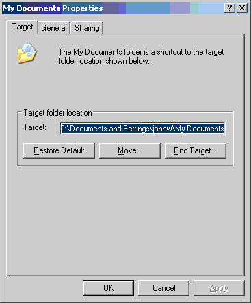 Map Windows My Documents Folder to Network Drive