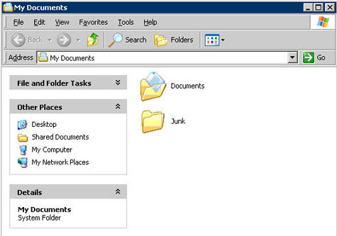Remove Windows System Generated Folders
