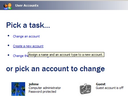 How to Add Users in Windows XP