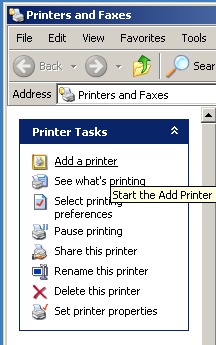 Sharing a Printer on a Windows Network